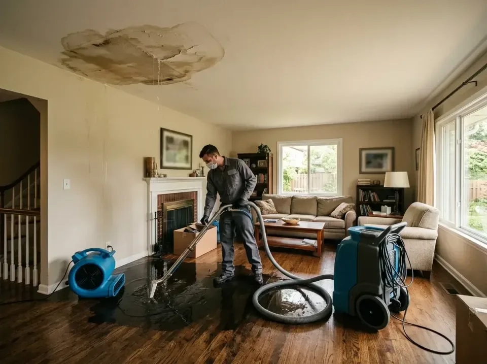 attic-pipe-burst-ceiling-drip-008 — frequently asked questions, Water Damage Restoration & Carpet Care in Shenandoah, VA